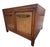 Campaign Vintage Asian Modern Walnut Storage End Tables With Brass Hardware – Pair For Sale - Image 3 of 8