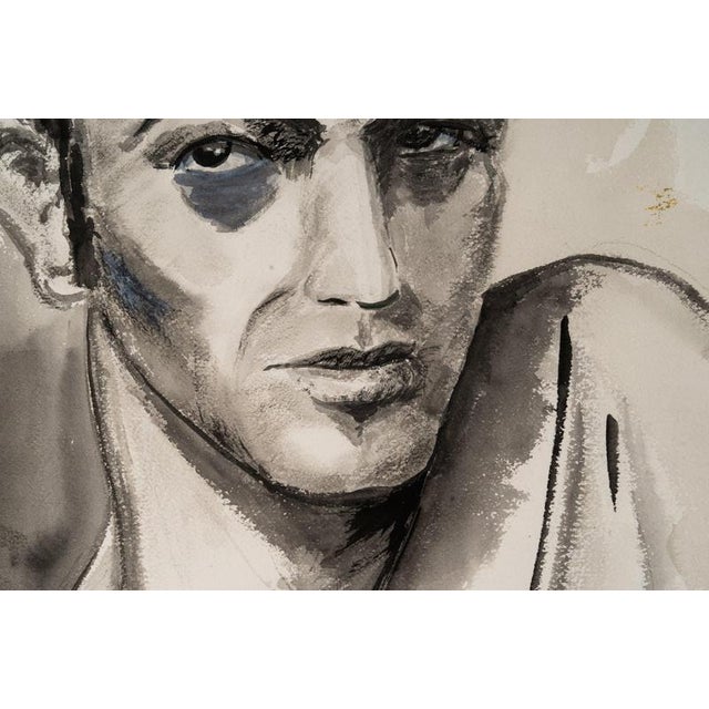 Unknown, Depicting a Mans Face, 20th Century, Paper For Sale - Image 3 of 10