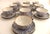 1980s Lomonosov Imperial Cobalt Net Porcelain Tea Set 30 Pcs, 10 Trios For Sale - Image 4 of 14
