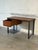 1970s Teak Desk With Single Floating Drawer and Black Metal Frame Danish Mid-Century Modern 1970s For Sale - Image 5 of 12