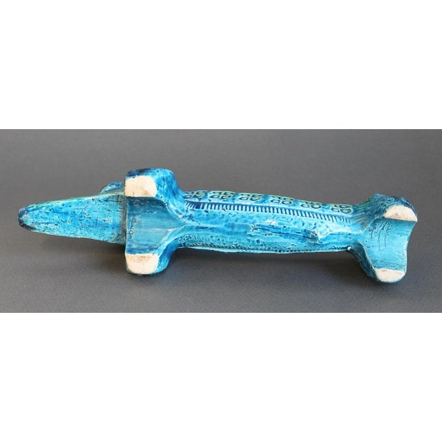 Vintage Italian Ceramic Sausage Dog by Aldo Londi for Bitossi, 1960s For Sale - Image 7 of 15