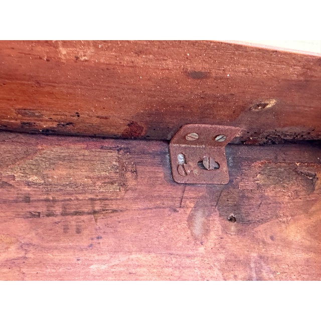 French Provincial Drop-Leaf Table of Cherrywood With Round Top For Sale - Image 11 of 18