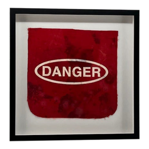 Vintage Danger Flag