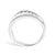Early 21st Century Men's.925 Sterling Silver 1/2 Cttw Diamond 9 Stone Band Ring - Size 9.5 For Sale - Image 5 of 7