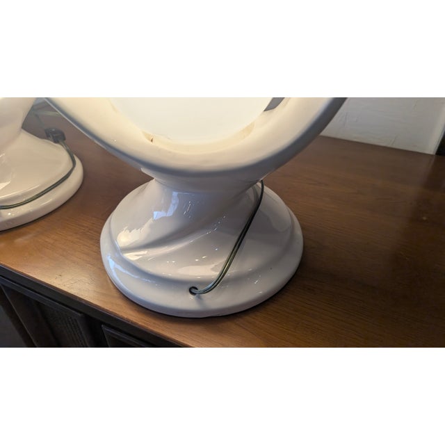 Helix Lamps - Modern -Vintage Large 22" Retro Ceramic- Minimalist For Sale In Charleston - Image 6 of 11