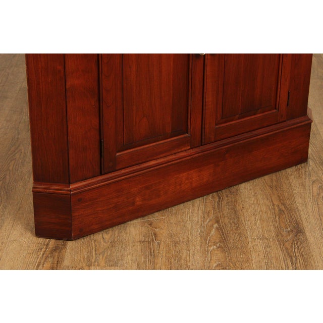Brown Pennsylvania House Vintage Cherry Corner Cabinet For Sale - Image 8 of 12