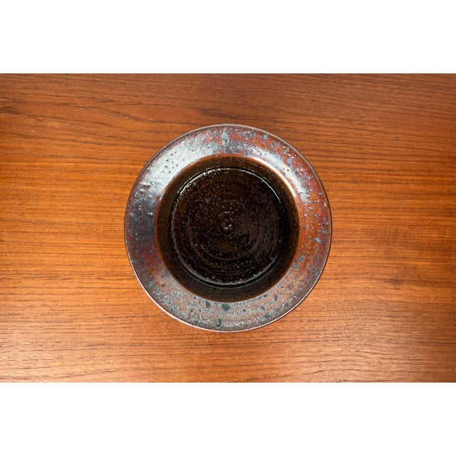Mid-Century Modern Danish Studio Pottery Bowl by Erik Askholm, 1960s For Sale - Image 14 of 15