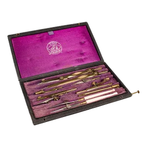 1960's Vintage Scholar's Drawing Set