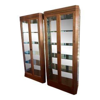 1990's Stickley Metropolitan China Cabinets (2) For Sale