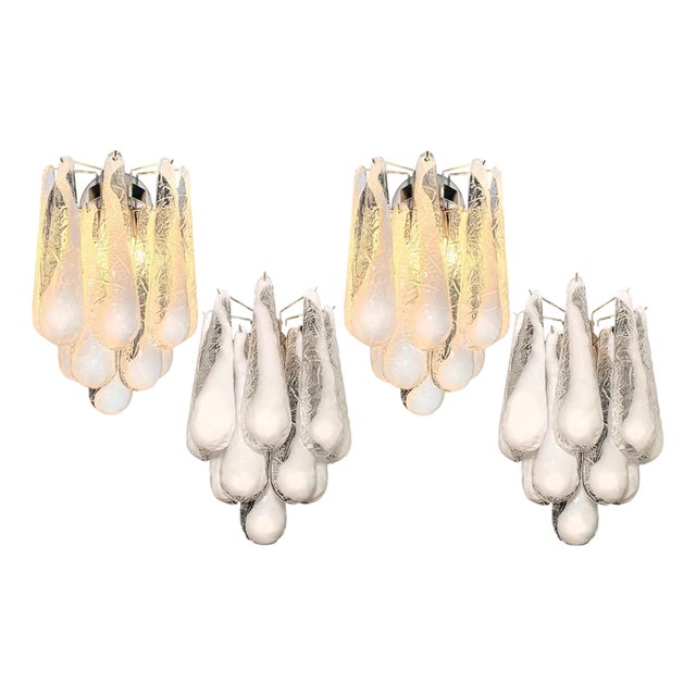 Italian Wall Sconces, Murano, 1990s, Set of 4 For Sale