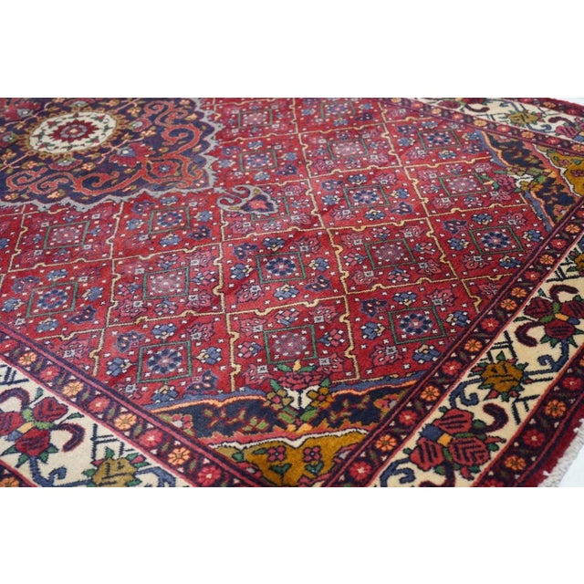 Vintage Bidjar Rug 4'5'' x 7'5'' For Sale In New York - Image 6 of 9