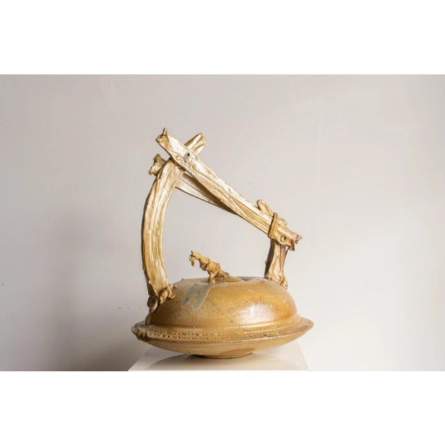 Vintage Large Studio Ceramic Sculpture For Sale - Image 9 of 9
