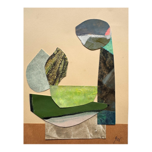 "Magic Still Exists 6" Original Mixed-Media Collage on Paper by Zac Woodiel