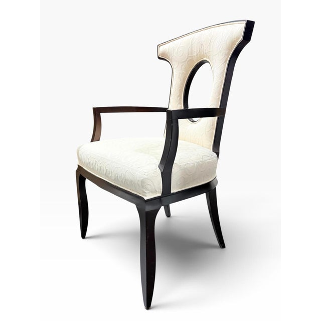 Henredon Barbara Barry for Henredon Rosewood Dining Armchairs or Accent Chairs, a Pair For Sale - Image 4 of 9