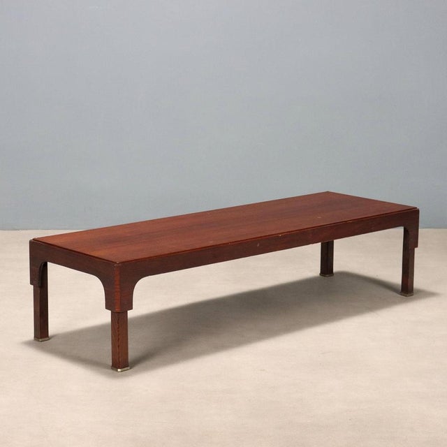 Brown Mid-Century Coffee Table, 1960s For Sale - Image 8 of 8
