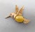 Vintage 1960s Signed Napier Goldtone Yellow Cabochon Hummingbird Brooch For Sale In Philadelphia - Image 6 of 7