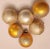 1960s 1960s Stenciled Shiny Brite Glitter Glass Ornaments - Set of 6 For Sale - Image 5 of 5