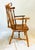 Wood 1960s Vintage Ethan Allen Duxbury Windsor Nutmeg Maple Fiddle Back Arm Chair For Sale - Image 7 of 9