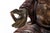 Wood Antique Painted and Gilt Carved Seated Buddha Sculpture For Sale - Image 7 of 10