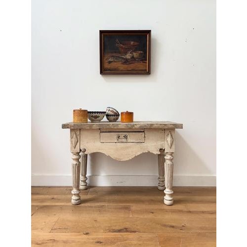French Butcher's Table, Early 20th Century For Sale - Image 10 of 10