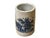 Chinese Distressed White Porcelain Blue Mountain Houses Graphic Holder Vase For Sale - Image 15 of 15
