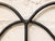 Mid-Century Modern Vintage Brass & Black Metal Hanging Candle Wall Holder For Sale - Image 3 of 6
