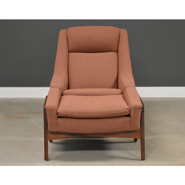 1960s Vintage Lounge Chair and Ottoman by Folke Ohlsson for Dux For Sale - Image 5 of 11