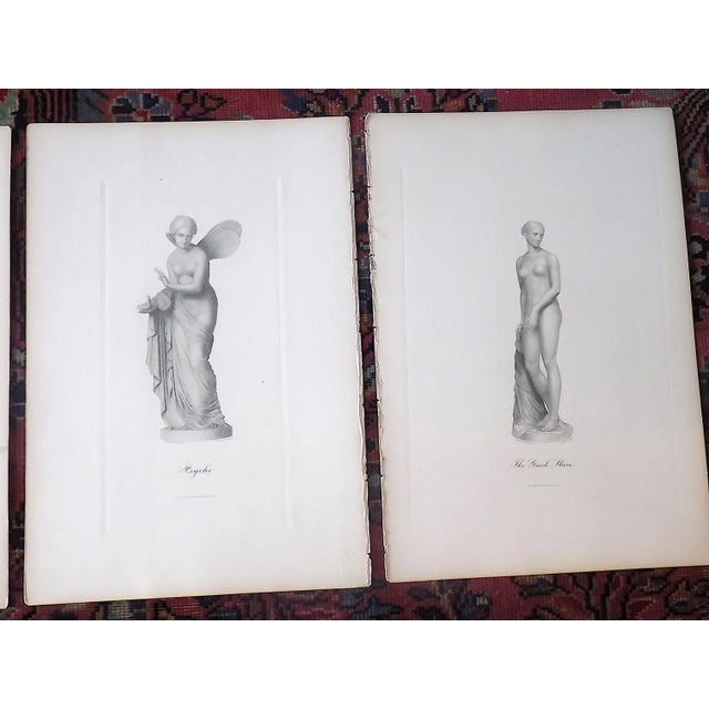 Realism Antique 19th Century Female Nude Engravings - Set of 3 For Sale - Image 3 of 5