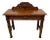 Antique Victorian Carved Oak Side Table For Sale