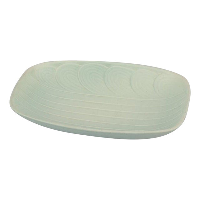 Large Modernist Ceramic Bowl from Rörstrand, Sweden For Sale