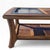 Mid 20th Century Smoked Glass and Oak Parquetry Coffee Table With Lower Shelf For Sale In Los Angeles - Image 6 of 18