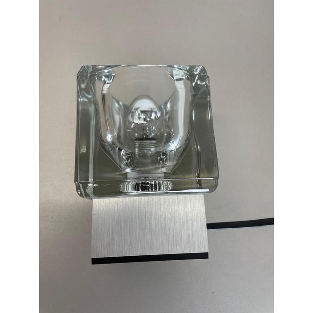 Ice Cube Glass Table Lights from Peill & Putzler, Germany, 1970s, Set of 2 For Sale - Image 14 of 17