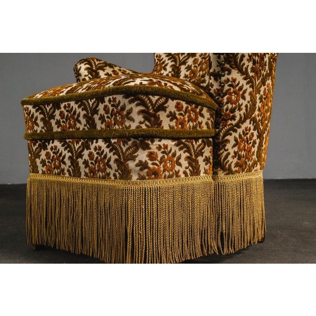 Mid-Century Upholstered Cocktail Chair For Sale - Image 17 of 18
