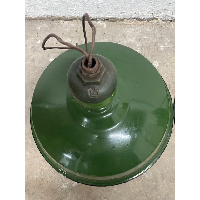 Elevate your space with a genuine piece of American industrial history. This matched pair of 16-inch "Standard Dome"...