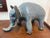 1980s Whimsical Hand Thrown Glazed Pottery Elephant For Sale - Image 13 of 18