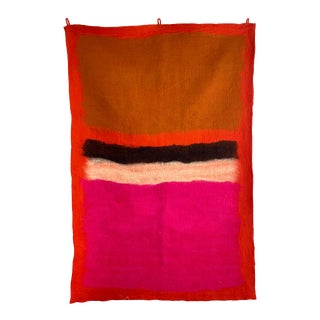 Watson & Co. Felted Wool Wall Hanging in the Style of Mark Rothko For Sale
