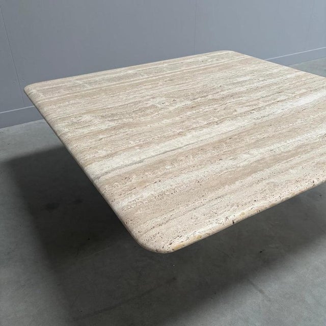 Large Vintage Travertine Coffee Table, 1970s For Sale - Image 10 of 14
