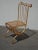 Hollywood Regency Italian Hollywood Regency Gold Gilded Chair Rolled Backrest by S. Salvadori For Sale - Image 3 of 12