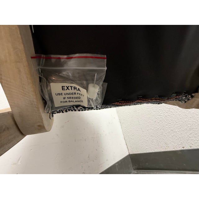 Ivory Anthropologie Sonoran Terai Folding Chair For Sale - Image 8 of 12