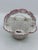Small Pink and White Reticulated Ceramic Basket Made in Portugal For Sale - Image 9 of 10