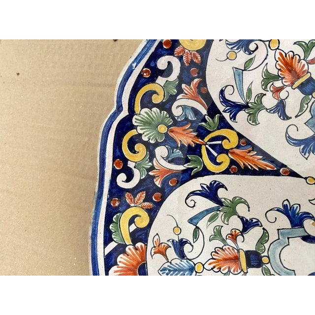 Boulogne sur Mer Faience Dish, France, 19th Century For Sale - Image 11 of 13