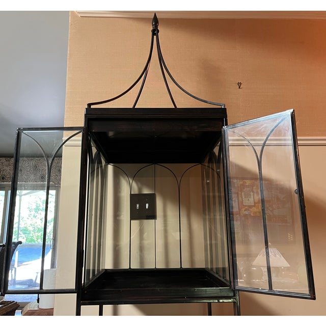 Victorian Gothic Revival Floor-Standing Terrarium Wardian Glass Plant Conservatory For Sale In Washington DC - Image 6 of 12
