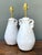 Late 20th Century Vintage Crackle Glaze Ceramic Lamps - a Pair For Sale - Image 5 of 12