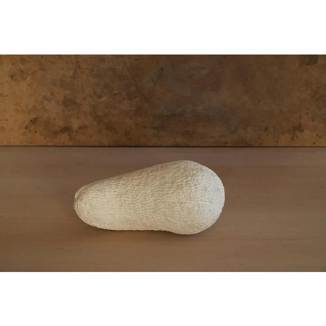 The Aubergene Sculpture by Jean-Baptiste Van Den Heede Unique piece Dimensions: W 35 x D 19 x H 26 cm Materials: Stone.