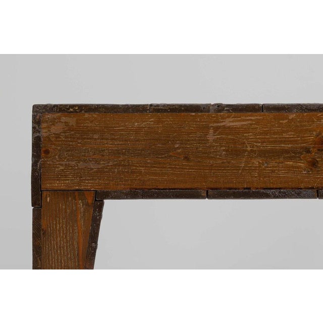 Brown Stool by Jan de Jong for Pauluskerk Uden, 1966 For Sale - Image 8 of 18