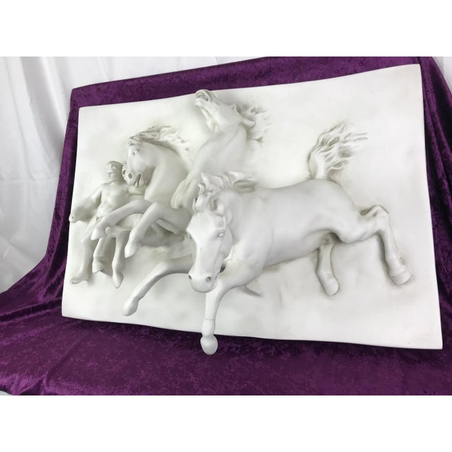 Mid 19th Century Antique The Flight of Night / The Horses of Anahita Sculpture For Sale - Image 5 of 11