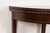 Late 20th Century Baker Furniture Style Federal Inlaid Mahogany Flip Top Demilune Console Game Table For Sale In South Bend - Image 6 of 14