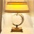 Contemporary Late 20th Century Fine Art Handcrafted Lighting Crystal Laurel Table Lamp For Sale - Image 3 of 12