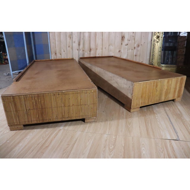 Rattan Bed from Vivai Del Sud, 1960 For Sale - Image 12 of 14