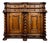 Alsatian Buffet in Stained Wood, 1600s For Sale